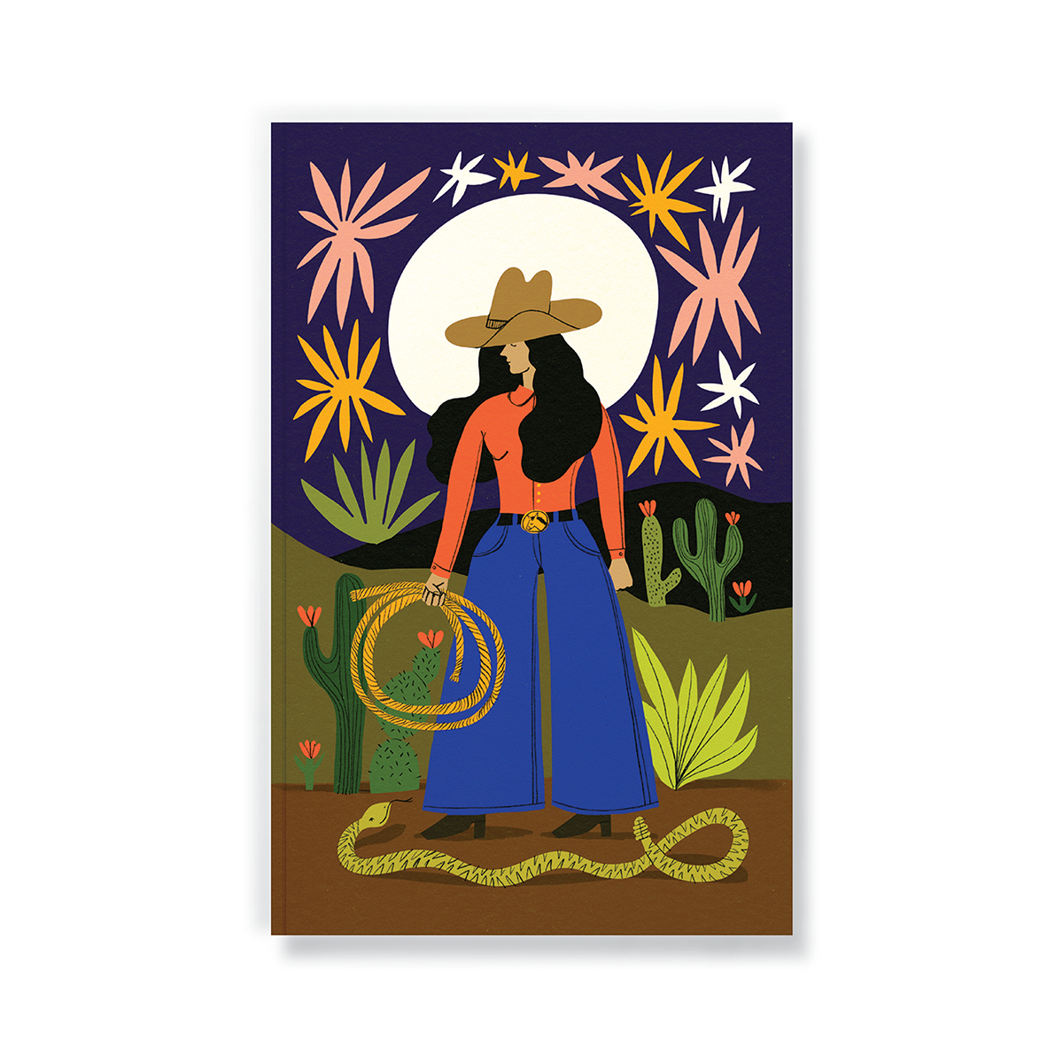 Desert Cowgirl Layflat Notebook