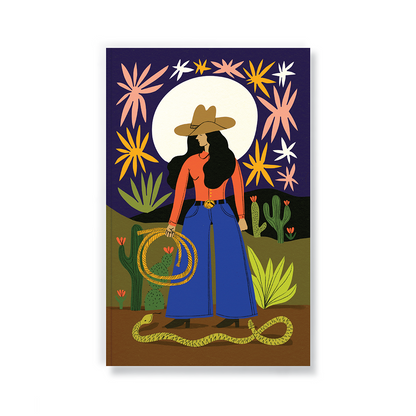 Desert Cowgirl Layflat Notebook
