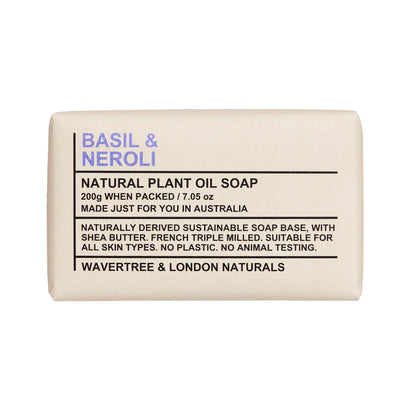 Basil & Neroli Natural Soap Bar