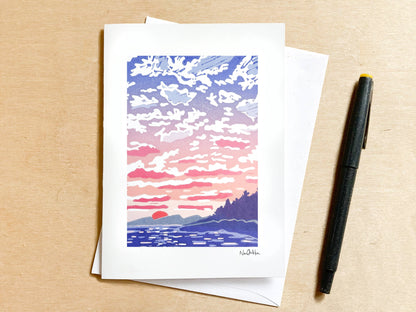 Contemplation West Card