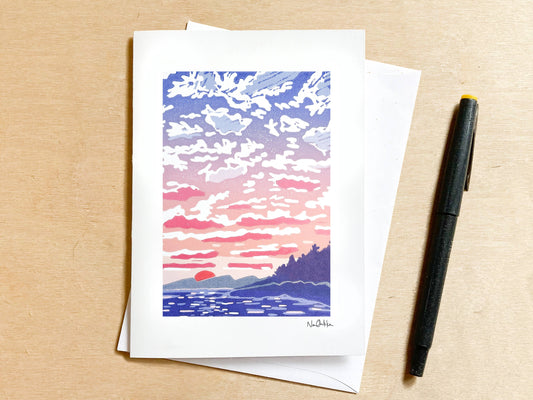 Contemplation West Card