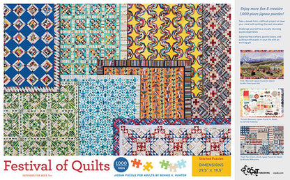 Festival of Quilts Jigsaw Puzzle by Bonnie K. Hunter by: Jigsaw; 1 pages / English