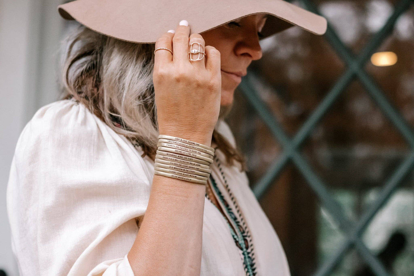 Stay True Sterling Silver Cuff