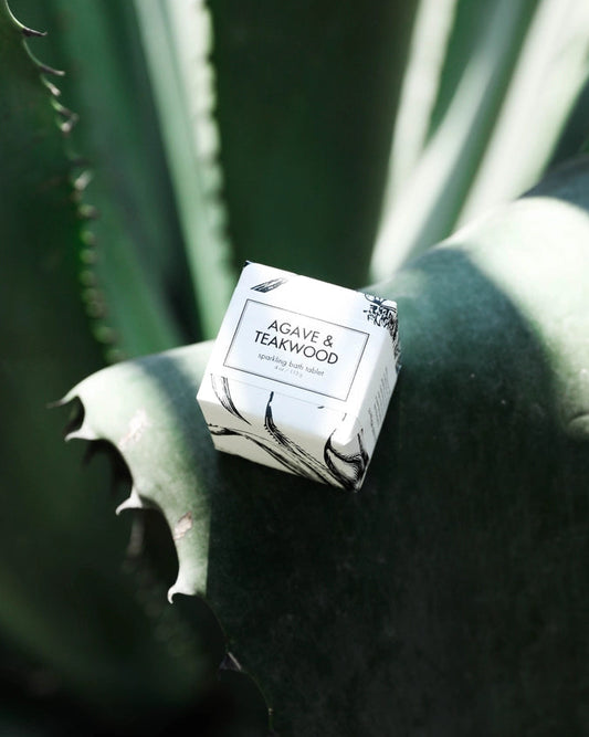 Agave Teakwod Bath Tablet