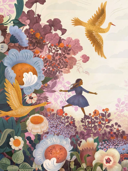 Among Flowers 500 Piece Puzzle