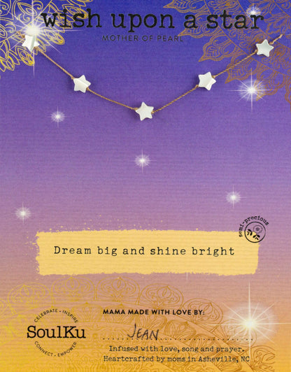 Wish Upon A Star Mother of Pearl Necklace