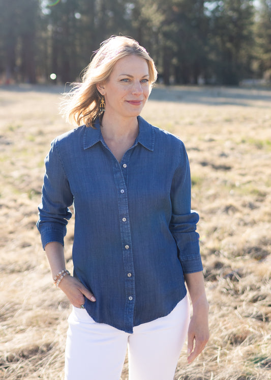 Rolled Sleeve Shirt in Melville | Liverpool