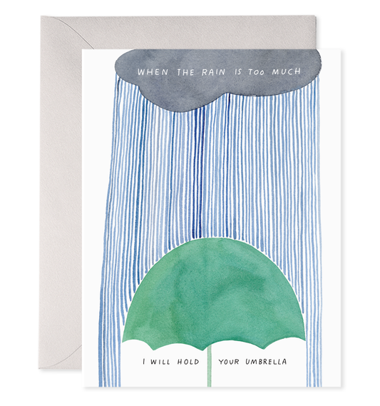 Hold Your Umbrella Sympathy Card
