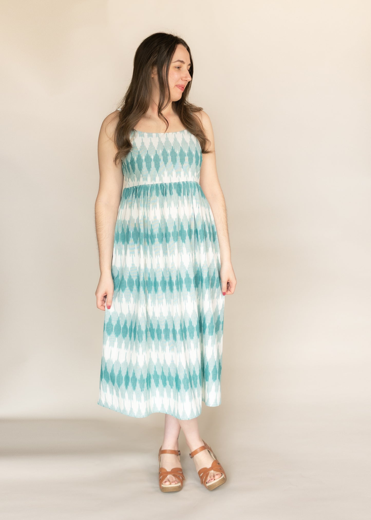 Sofia Dress in Teal | Mata Traders