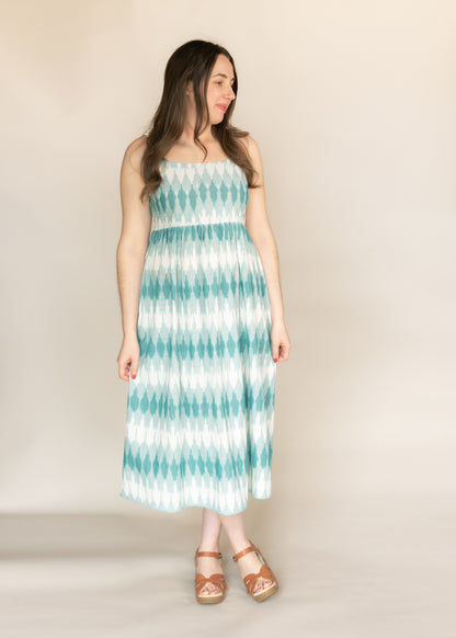 Sofia Dress in Teal | Mata Traders