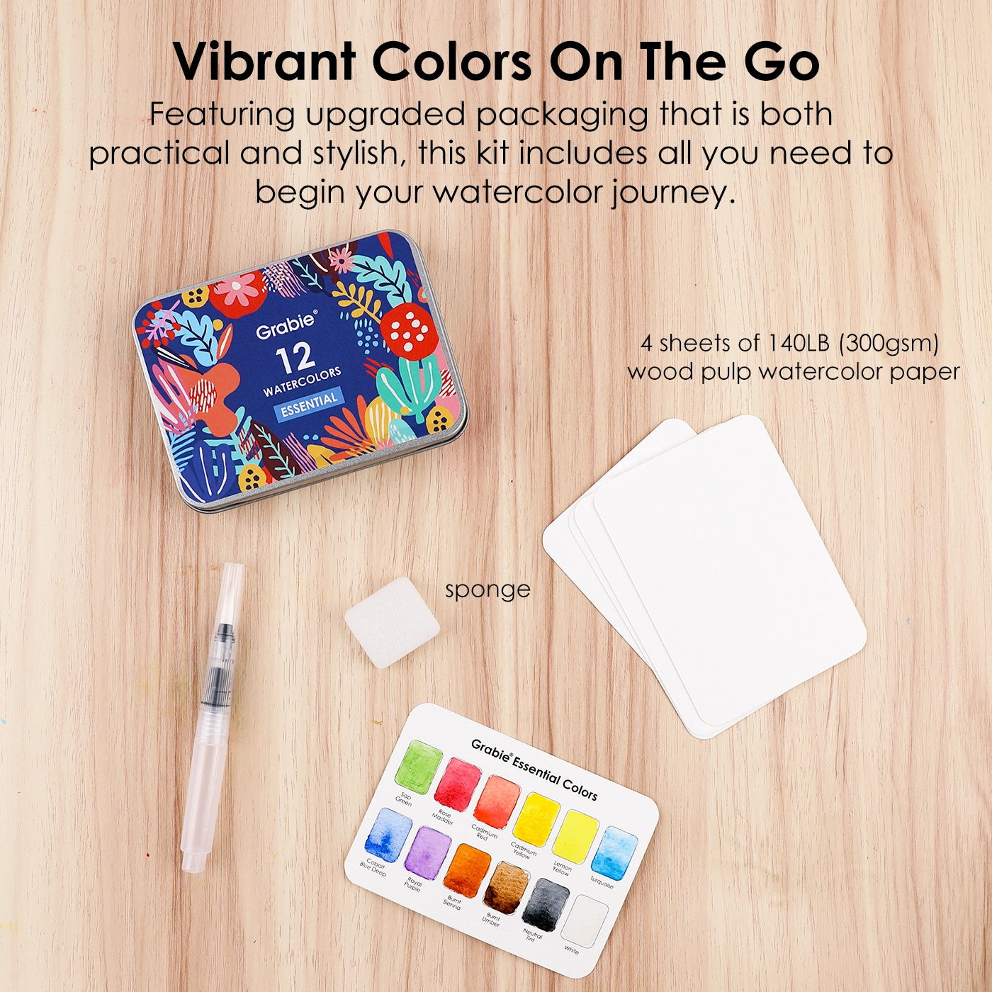 Essential Pocket Watercolor Set