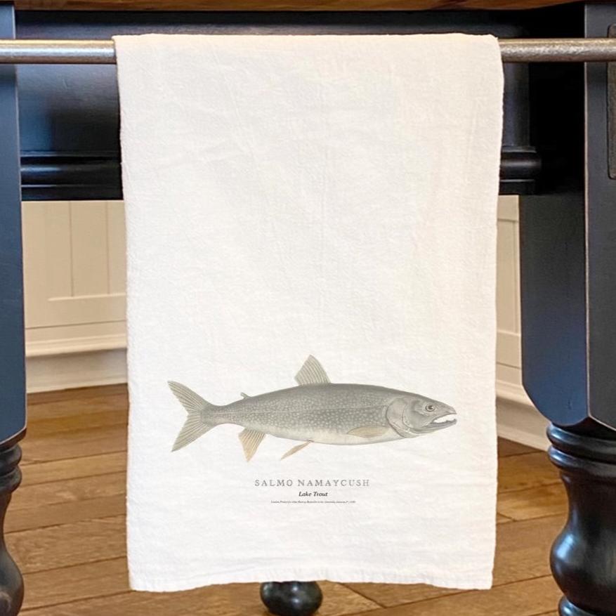 Lake Trout Cotton Tea Towel