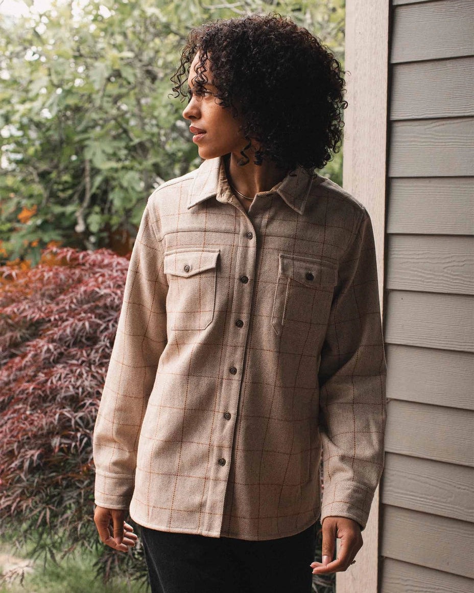 Harlow Shirt Jacket in Stonecross | Bridge & Burn