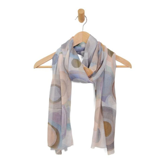 Overlapping Circle Long Scarf