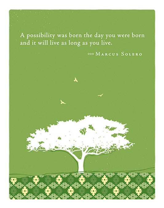 A Possibility Was Born Birthday Card