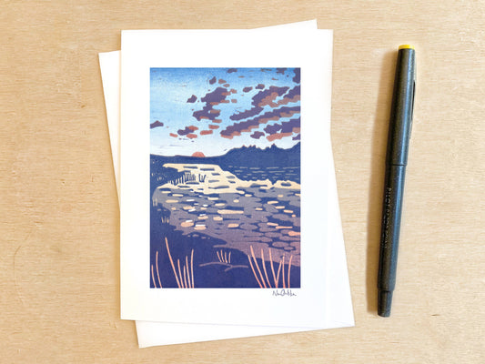 Backcountry Sunrise Card