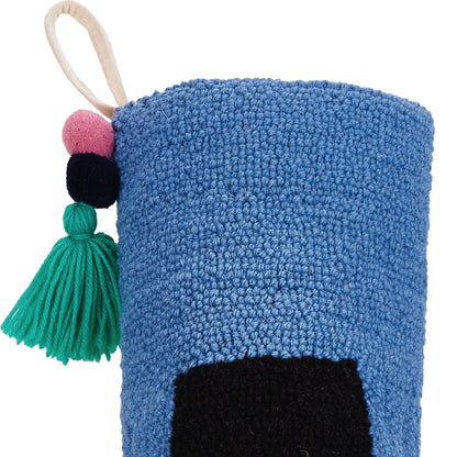 Snowman Stocking With Pom Tassel