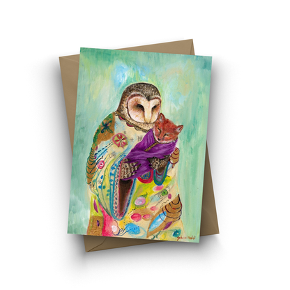 Mother Owl Card