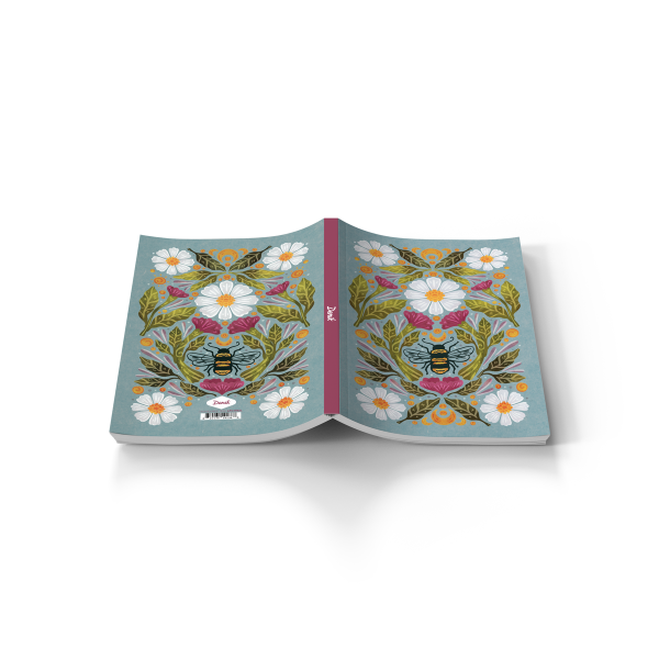 Honeybee Tea Layflat Notebook