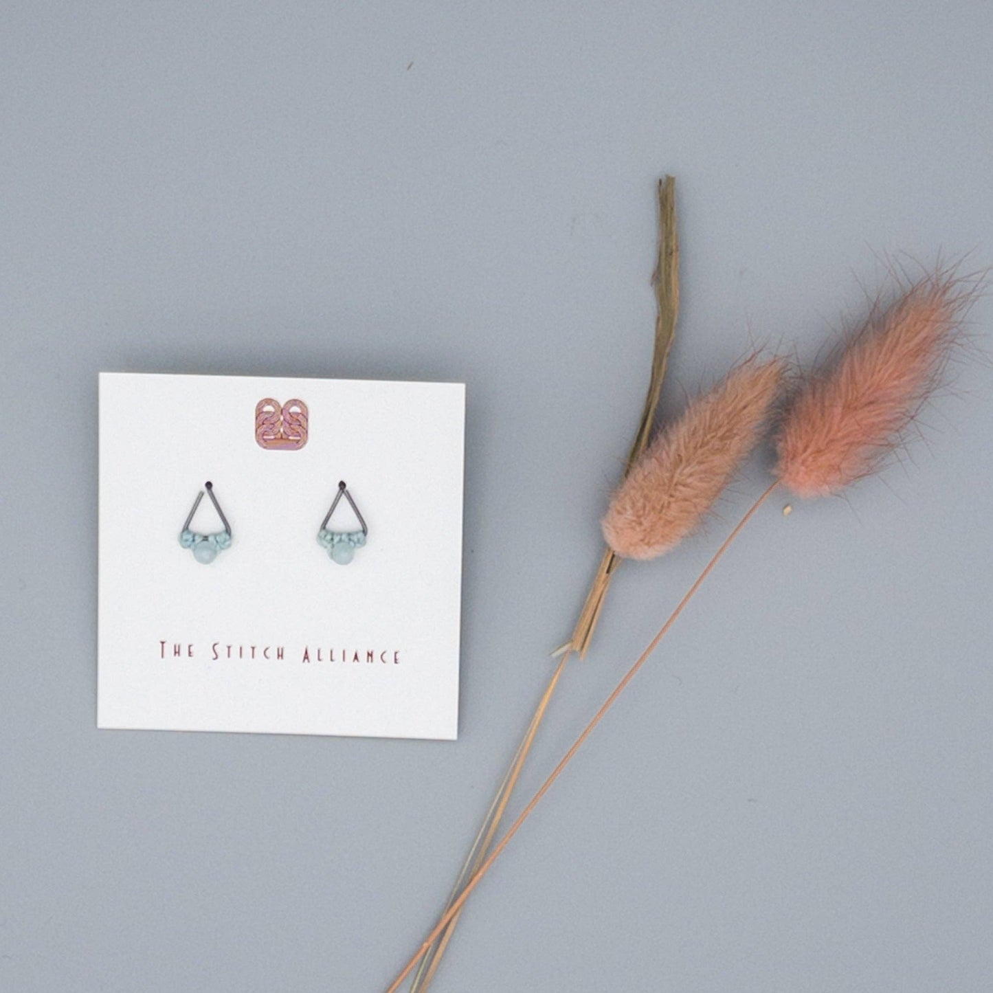 Aquamarine Stud Earrings