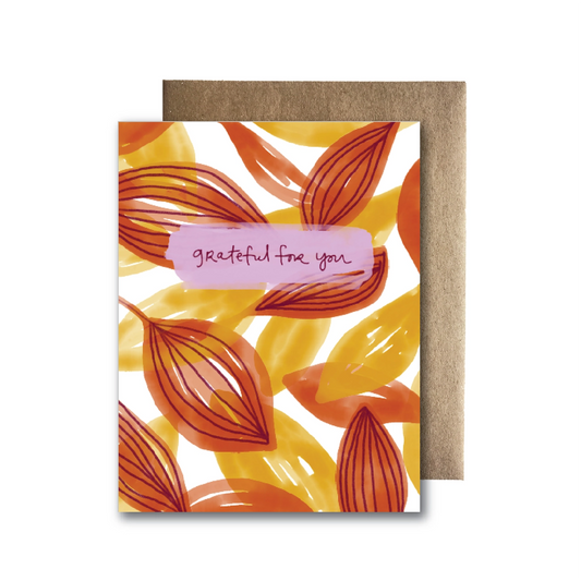 Grateful For You Card