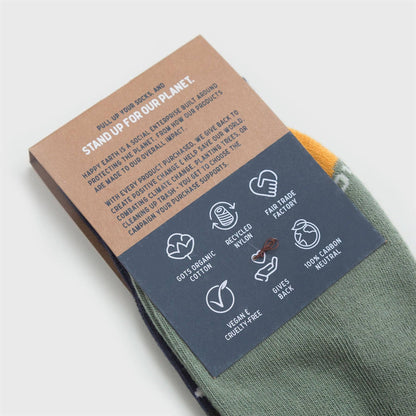 Starry Night Navy Crew Socks