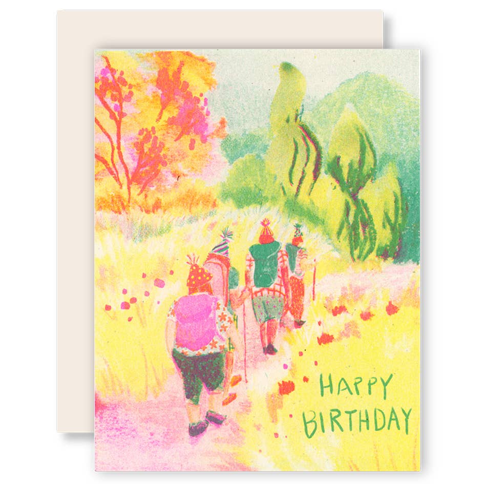 Birthday Hikers Card