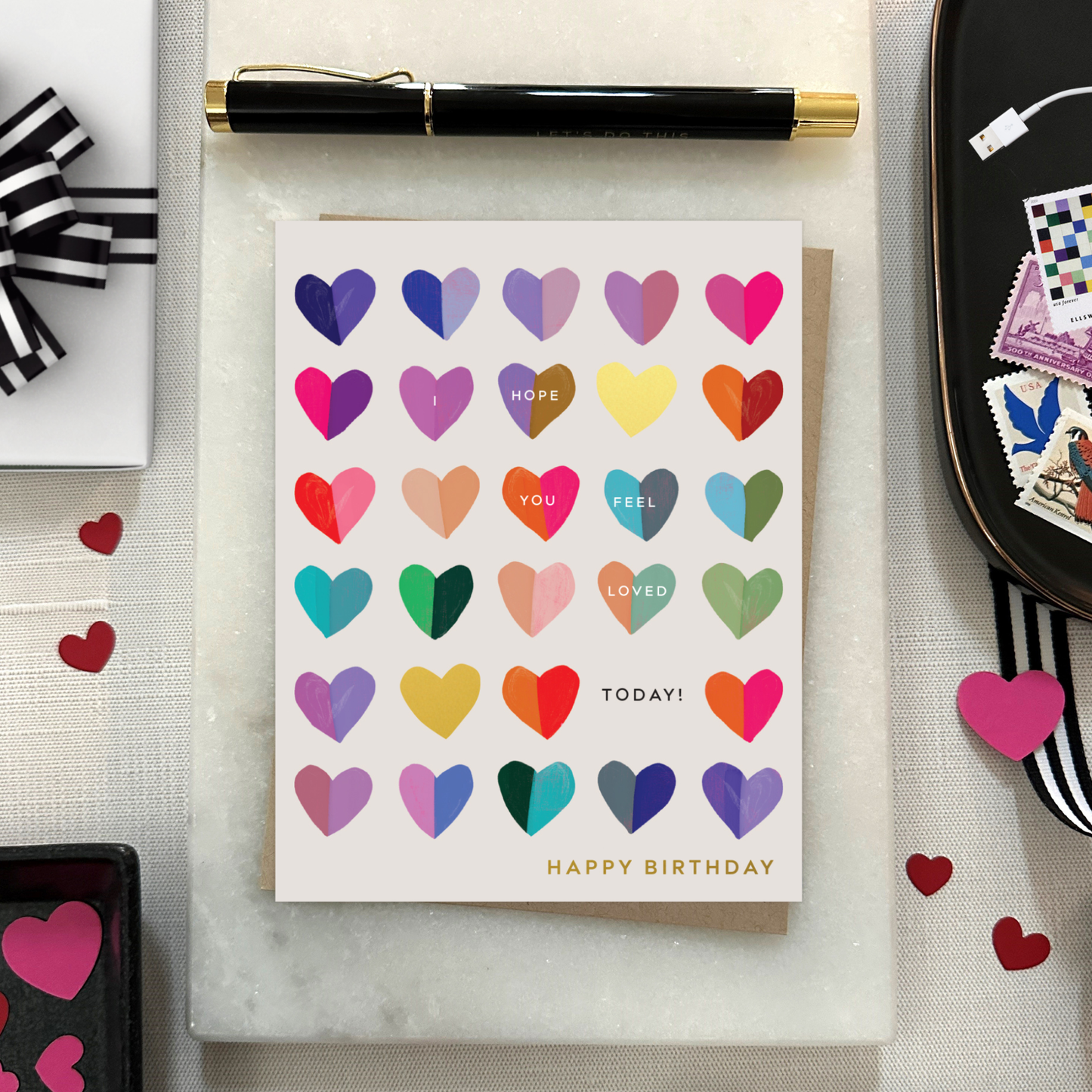 Feel Loved Today Birthday Card