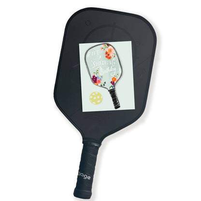Smashing Birthday Pickleball Card