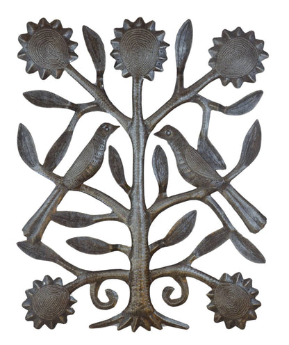 Love Birds Tree of Life Haitian Art