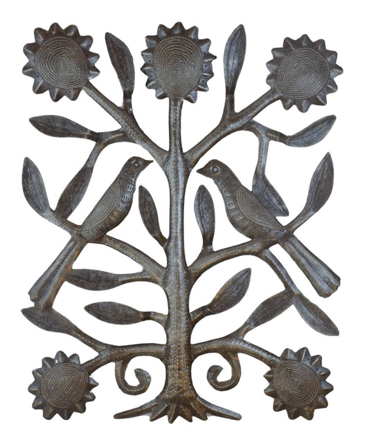 Love Birds Tree of Life Haitian Art