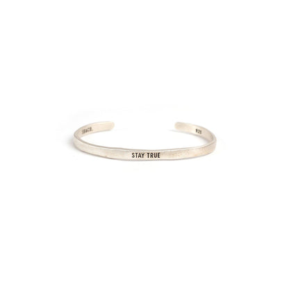 Stay True Sterling Silver Cuff