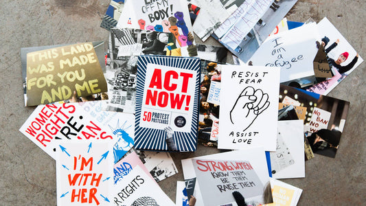 Act Now! Protest Postcard Sset