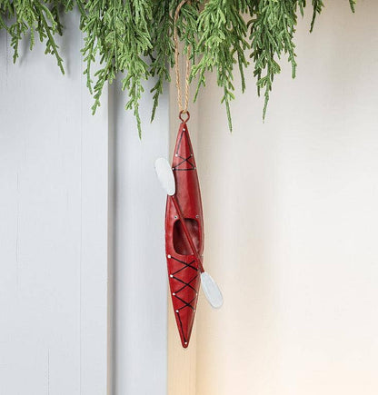 Red Kayak Ornament