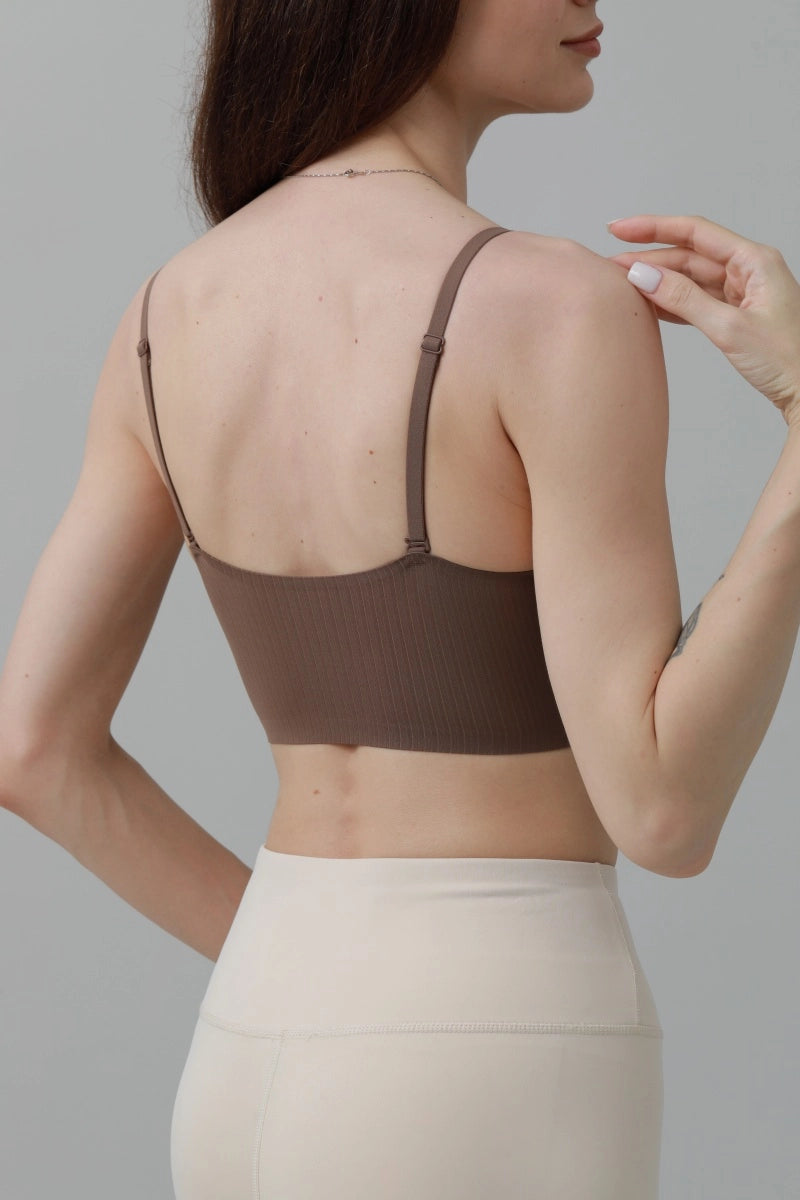Seamless Soft Support Bra in Mocha
