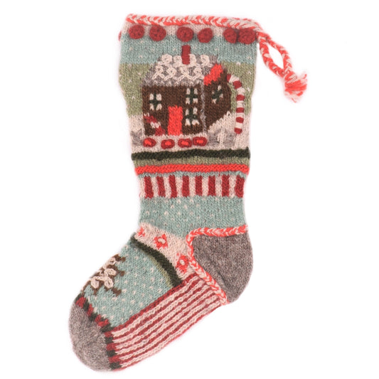 Gingerbread House Christmas Stocking