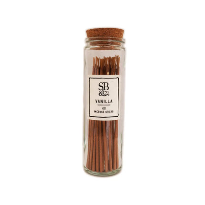 Vanilla Incense in Glass Jar
