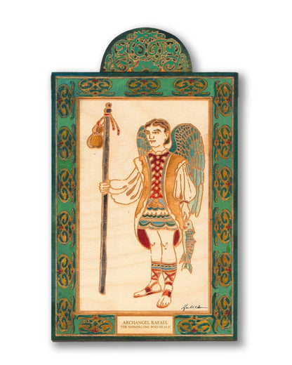 Archangel Rafael Pocket Plaque