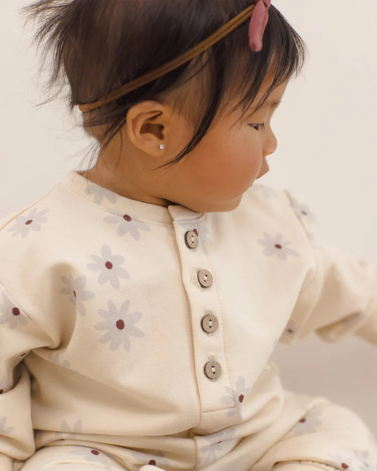 Blue Daisy Relaxed Jumpsuit