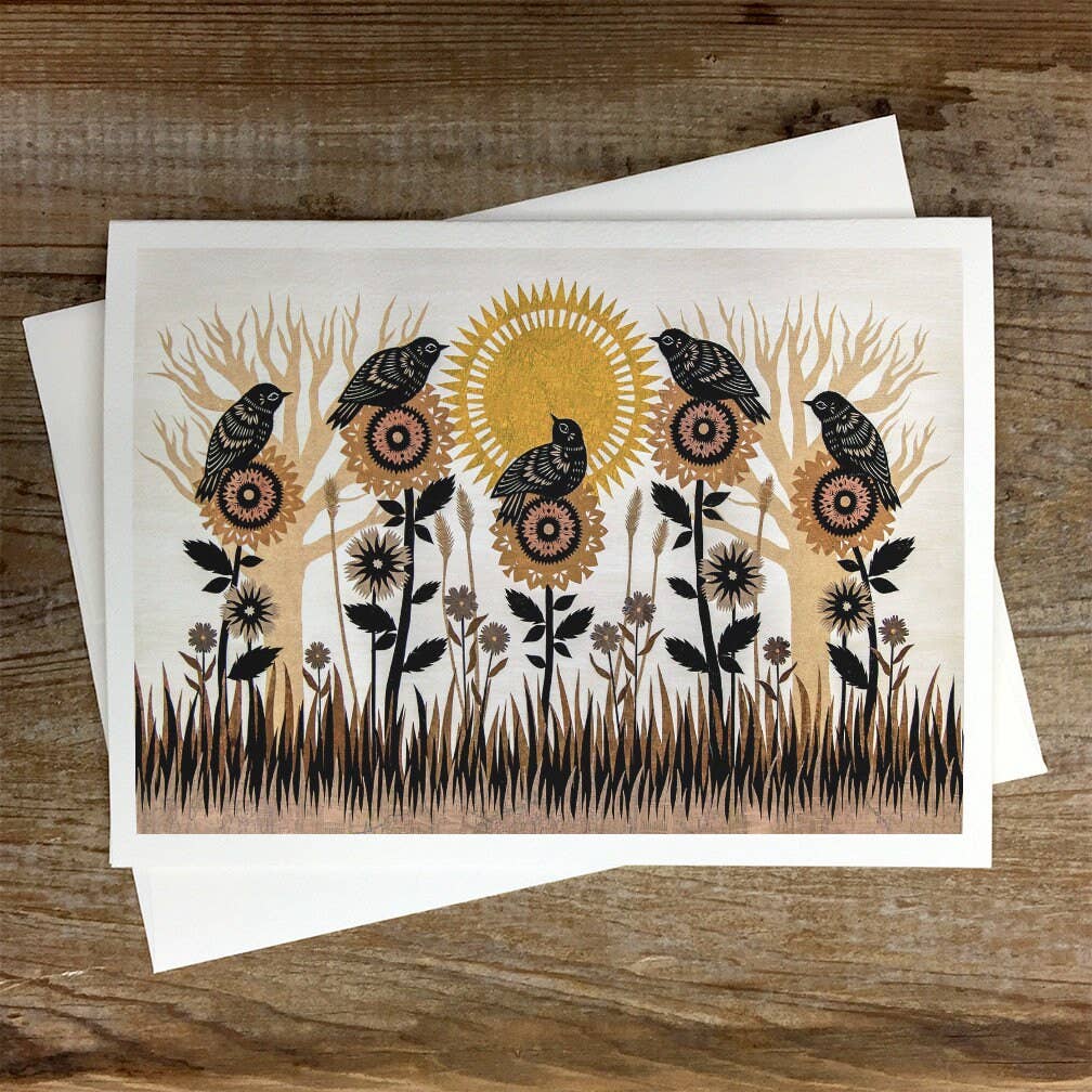 Glitter In The Prairie Grass Card