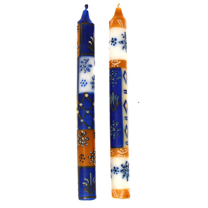 Durra Hand Painted Taper Taper Candles