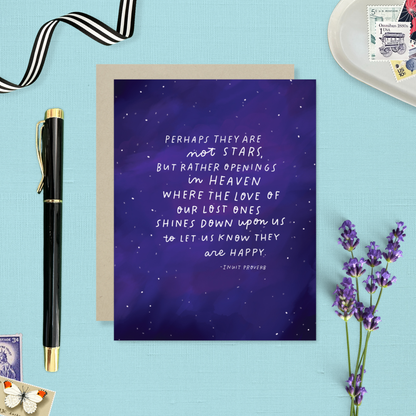 Inuit Proverb Sympathy Card