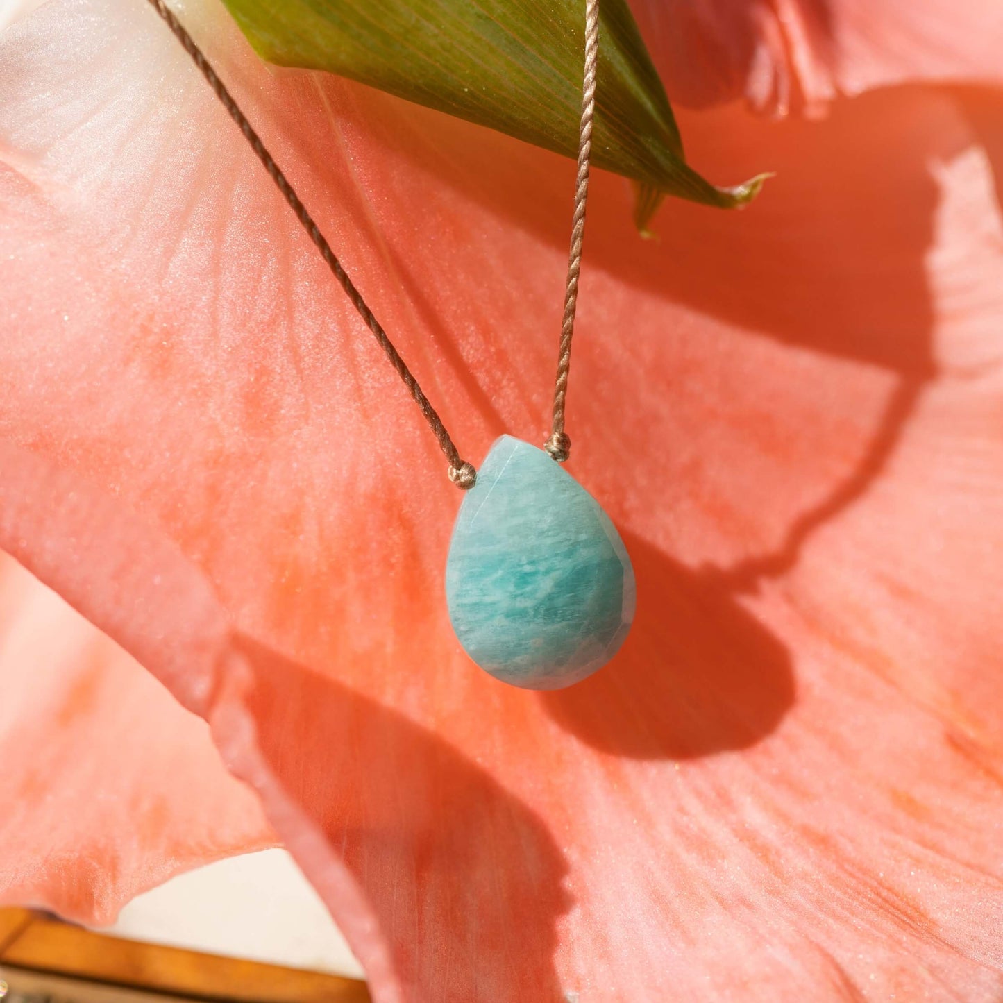 You are Brave Amazonite Necklace
