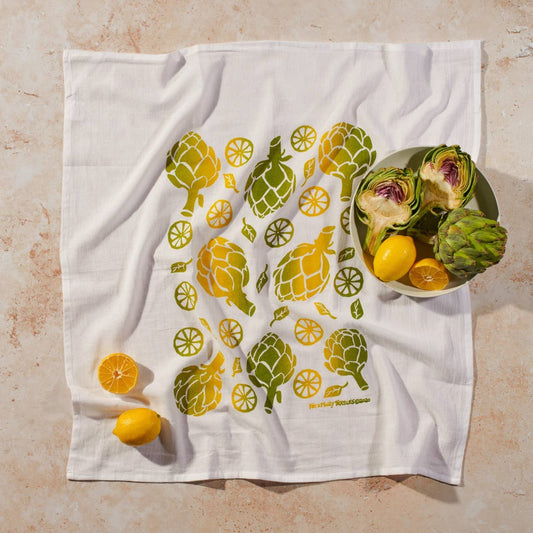 Artichoke Flour Sack Tea Towel