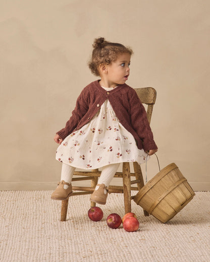 Black Cherry Knit Cardigan