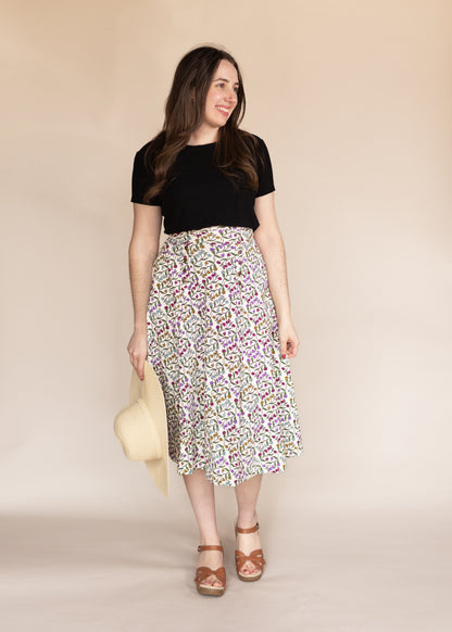 Devonport Skirt in Lilly Print | Effie's Heart