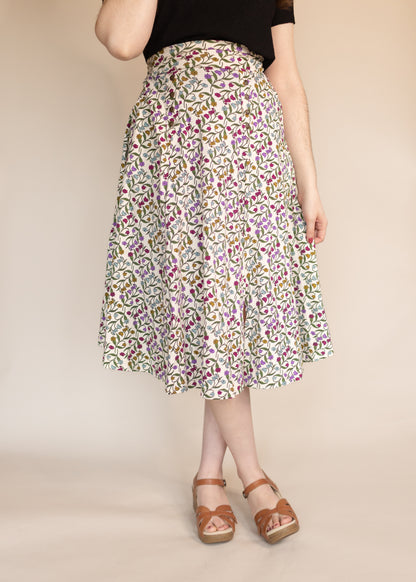 Devonport Skirt in Lilly Print | Effie's Heart