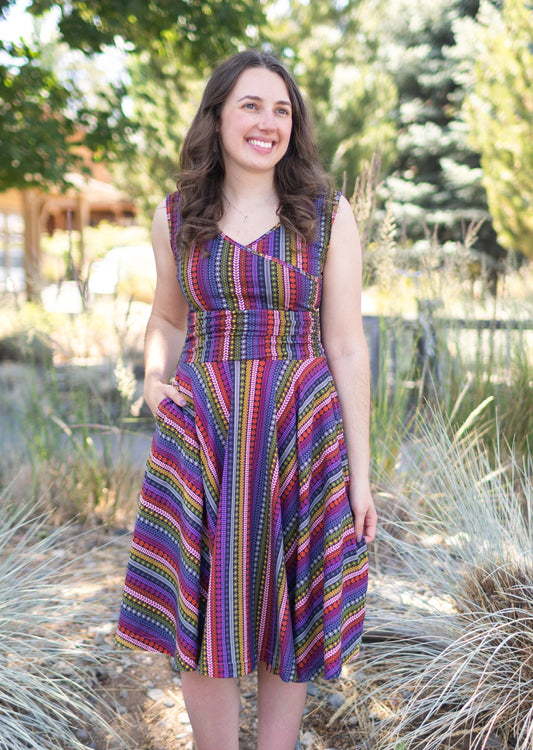 Calistoga Dress in Folk Print | Effie's Heart