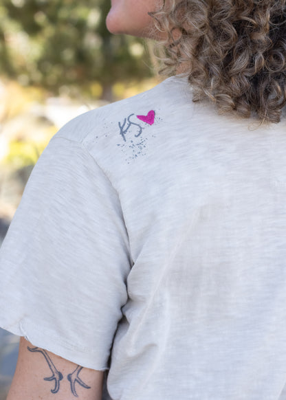 Lula Tee in Putty | Caite