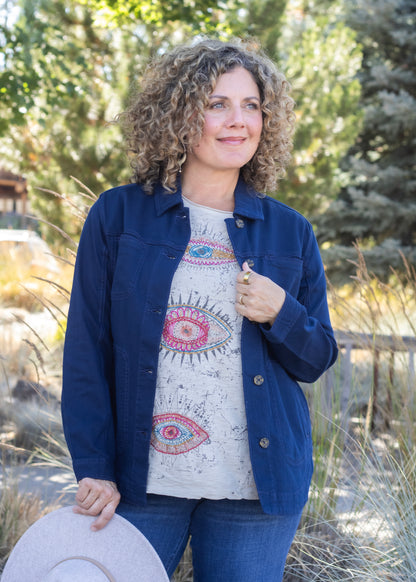 Lula Tee in Putty | Caite
